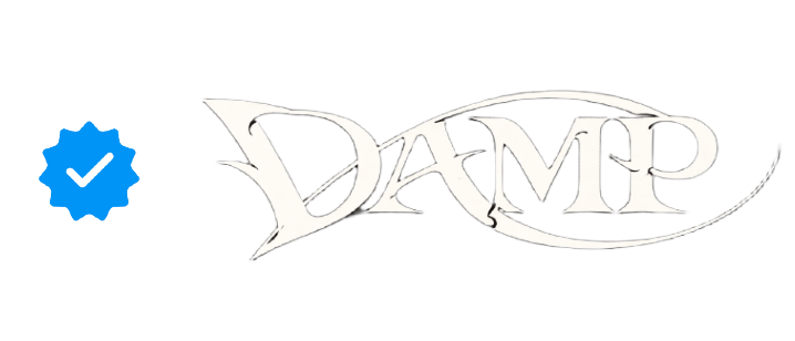 D A M P logo